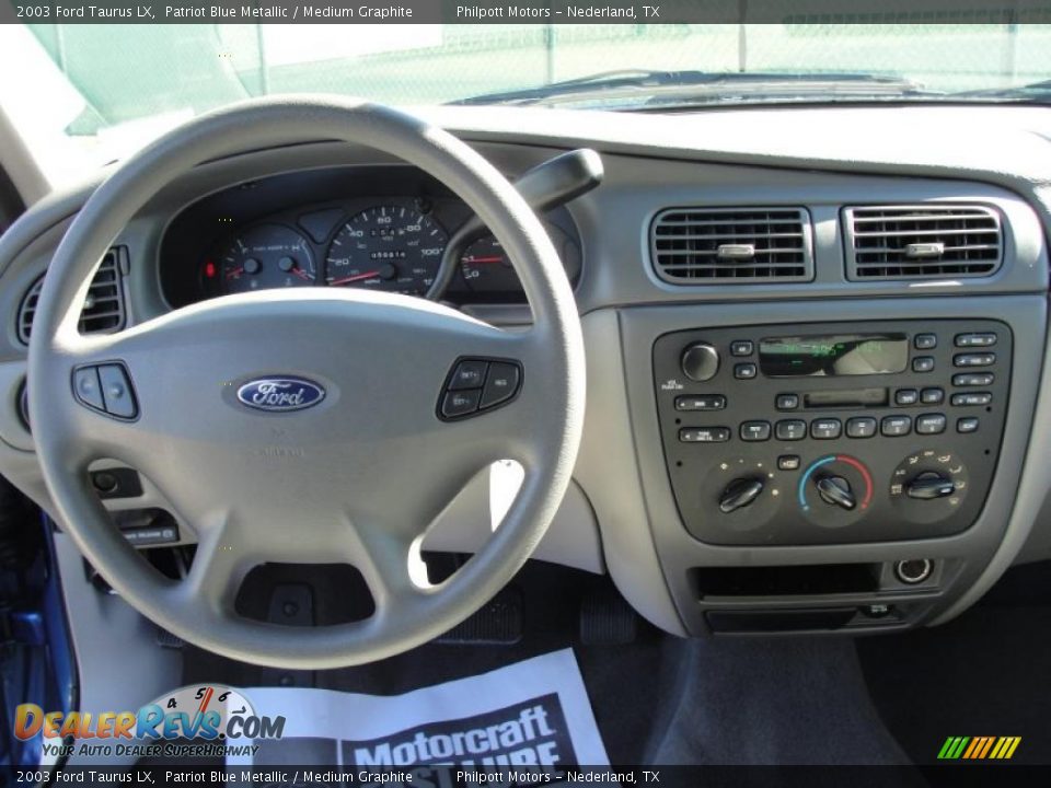 Dashboard of 2003 Ford Taurus LX Photo #34