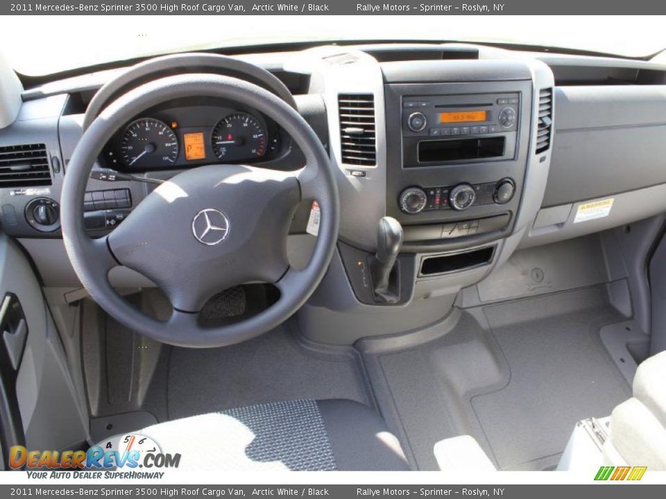 Dashboard of 2011 Mercedes-Benz Sprinter 3500 High Roof Cargo Van Photo #11