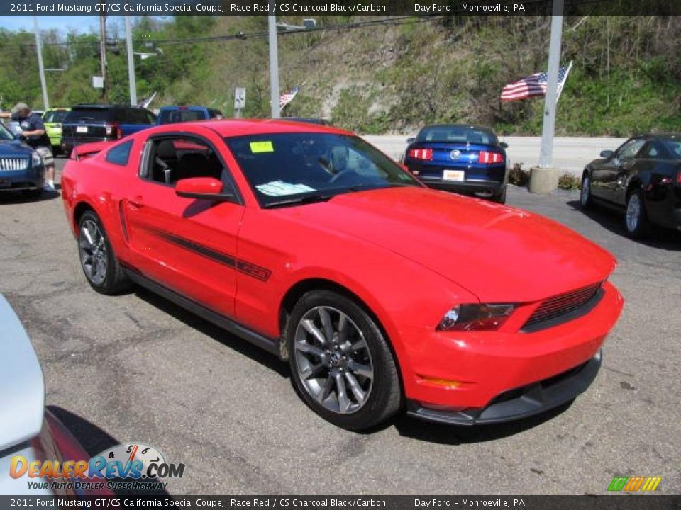 Front 3/4 View of 2011 Ford Mustang GT/CS California Special Coupe Photo #5