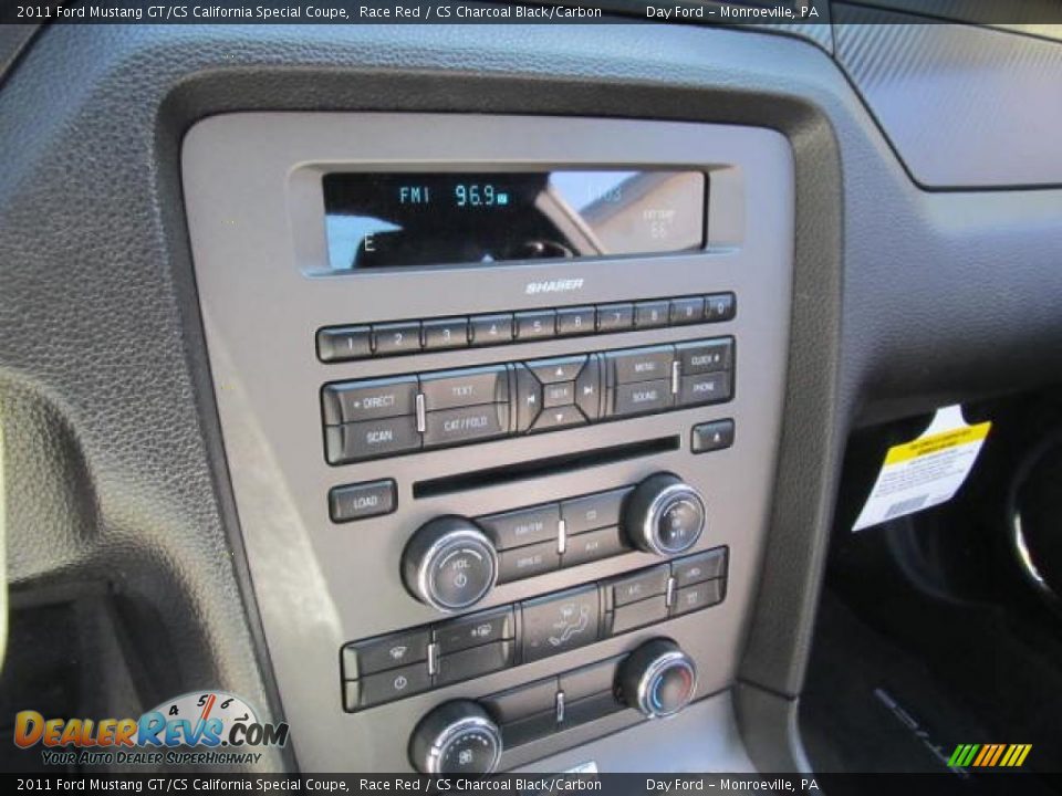 Controls of 2011 Ford Mustang GT/CS California Special Coupe Photo #11