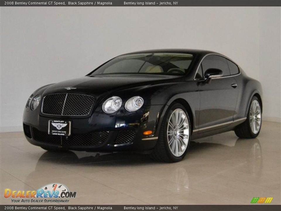 2008 Bentley Continental GT Speed Black Sapphire / Magnolia Photo #2