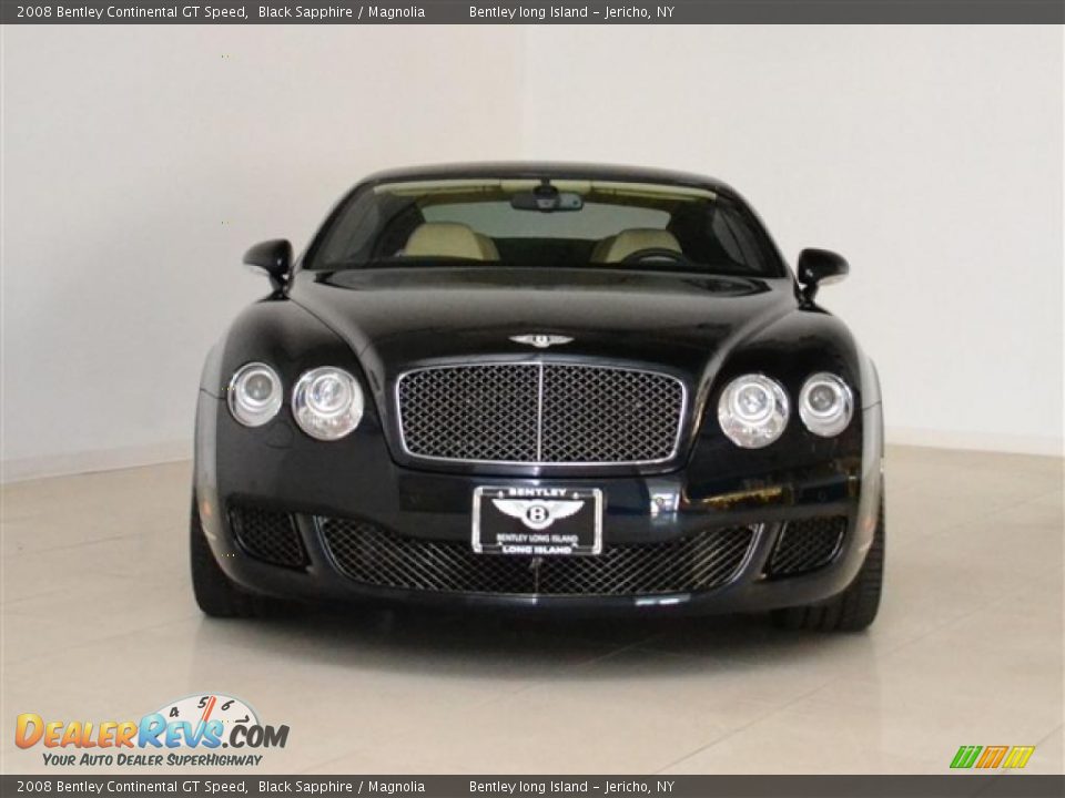 2008 Bentley Continental GT Speed Black Sapphire / Magnolia Photo #3