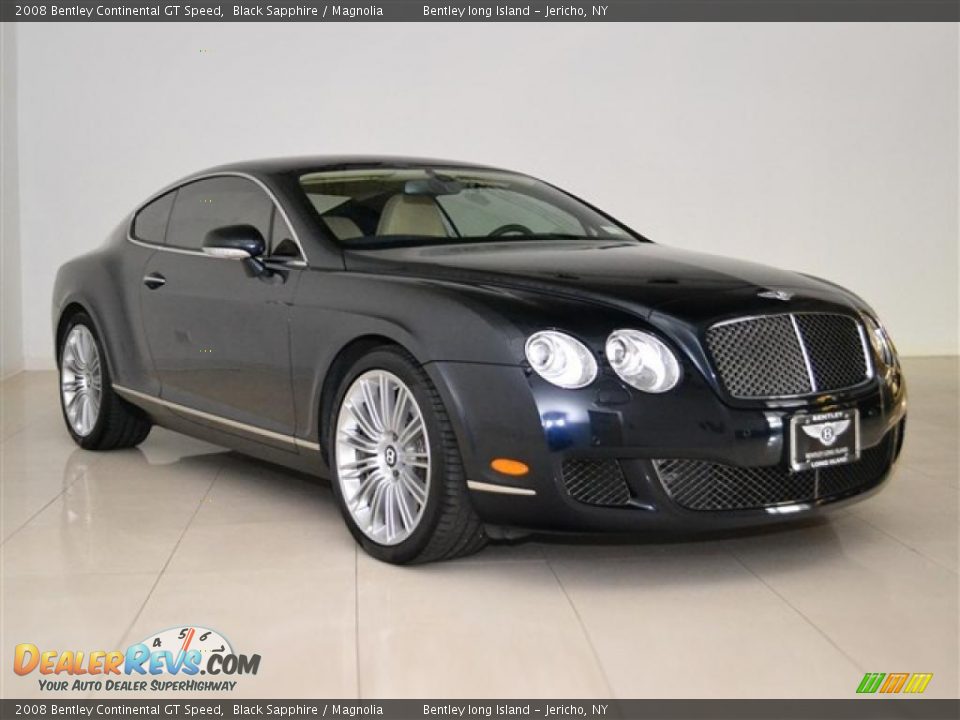 Black Sapphire 2008 Bentley Continental GT Speed Photo #4