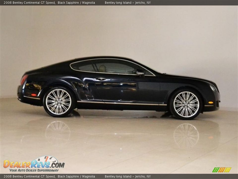 2008 Bentley Continental GT Speed Black Sapphire / Magnolia Photo #5