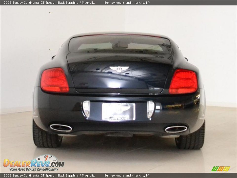 2008 Bentley Continental GT Speed Black Sapphire / Magnolia Photo #7