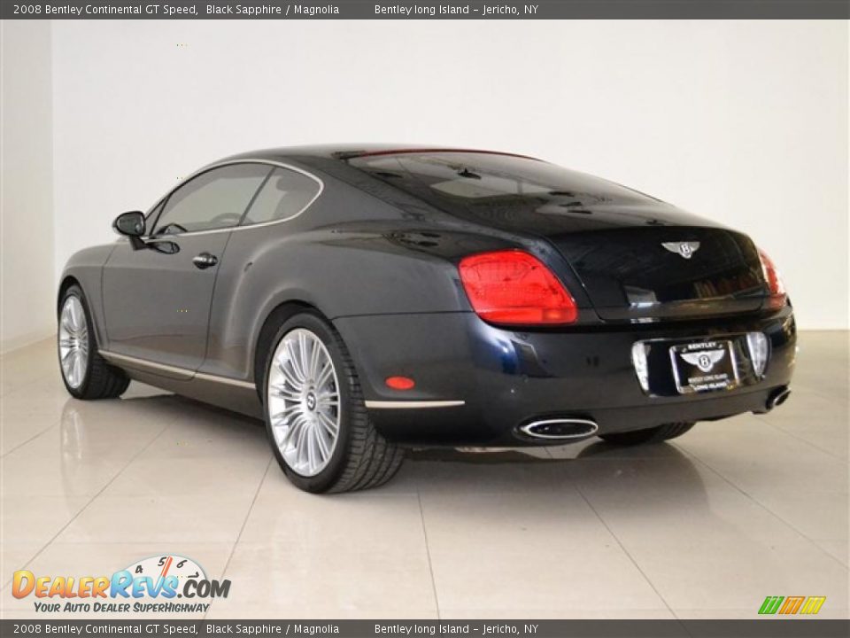 2008 Bentley Continental GT Speed Black Sapphire / Magnolia Photo #8