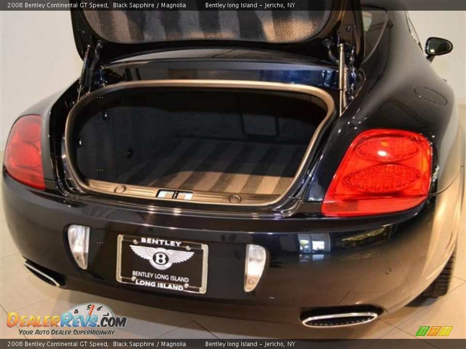 2008 Bentley Continental GT Speed Black Sapphire / Magnolia Photo #21