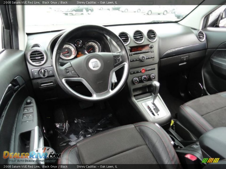 Black Interior 2008 Saturn Vue Red Line Photo 11