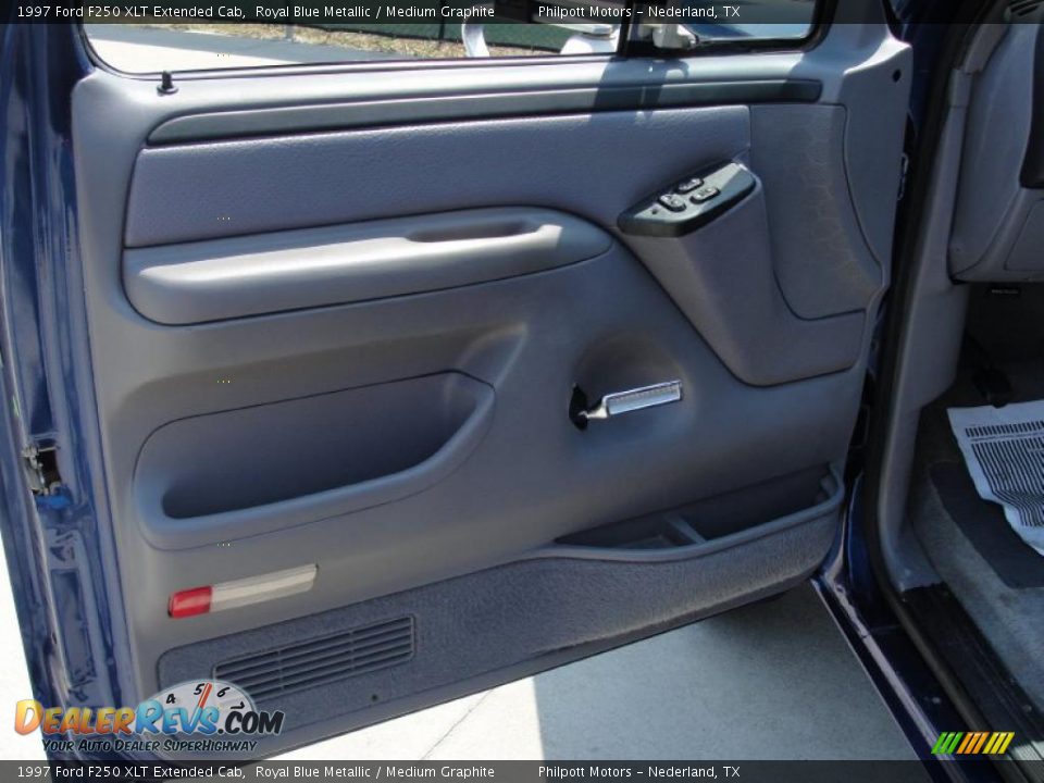 Door Panel of 1997 Ford F250 XLT Extended Cab Photo #21