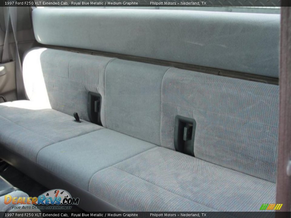 Medium Graphite Interior - 1997 Ford F250 XLT Extended Cab Photo #23