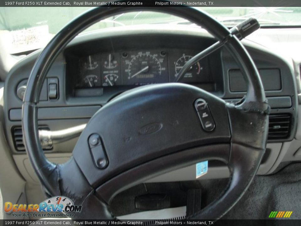 1997 Ford F250 XLT Extended Cab Steering Wheel Photo #27