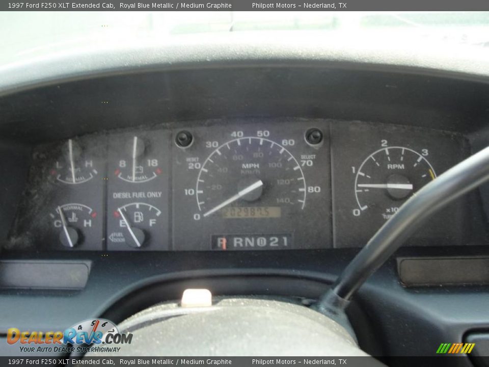 1997 Ford F250 XLT Extended Cab Gauges Photo #28