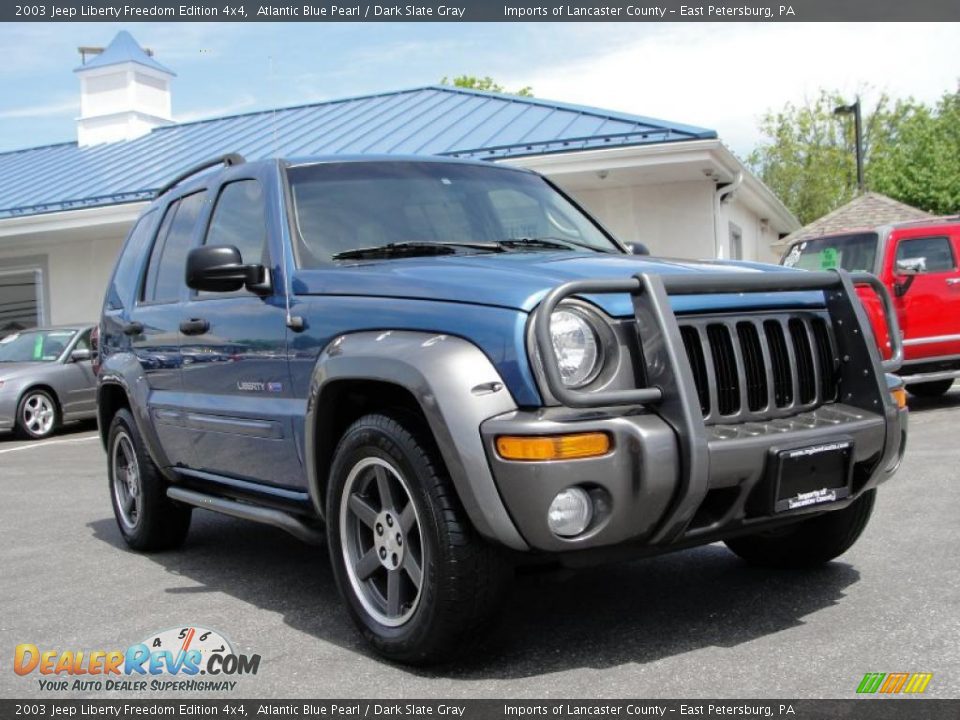 2003 Jeep Liberty Freedom Edition 4x4 Atlantic Blue Pearl / Dark Slate Gray Photo #1