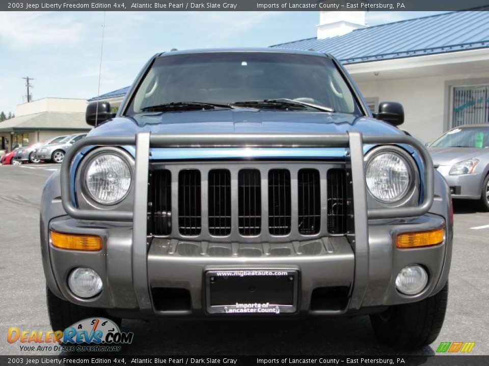 2003 Jeep Liberty Freedom Edition 4x4 Atlantic Blue Pearl / Dark Slate Gray Photo #2