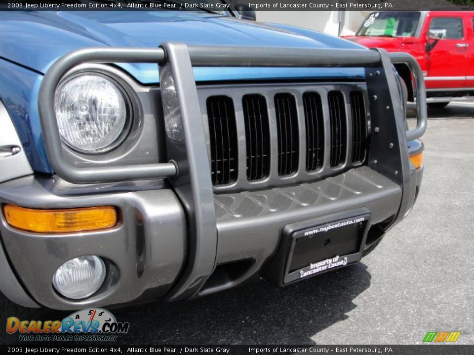 2003 Jeep Liberty Freedom Edition 4x4 Atlantic Blue Pearl / Dark Slate Gray Photo #22