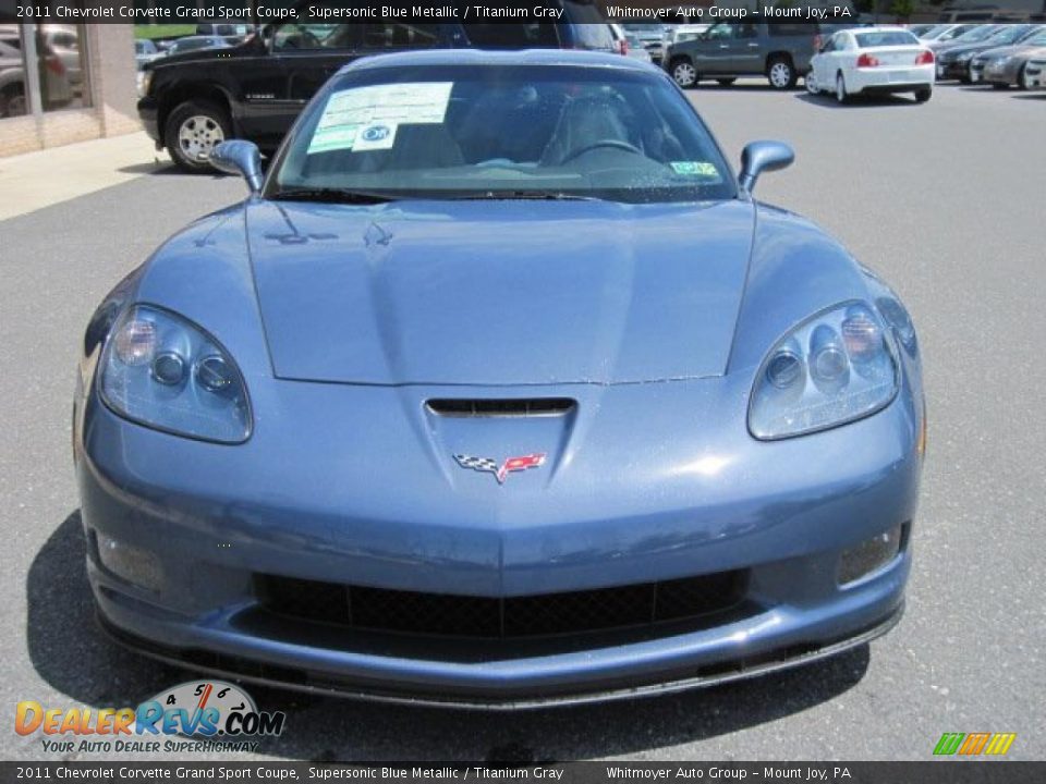 Supersonic Blue Metallic 2011 Chevrolet Corvette Grand Sport Coupe Photo #4