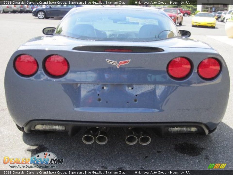 Supersonic Blue Metallic 2011 Chevrolet Corvette Grand Sport Coupe Photo #11