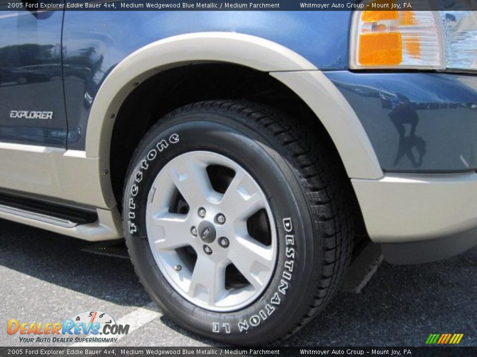 2005 Ford Explorer Eddie Bauer 4x4 Medium Wedgewood Blue Metallic / Medium Parchment Photo #4