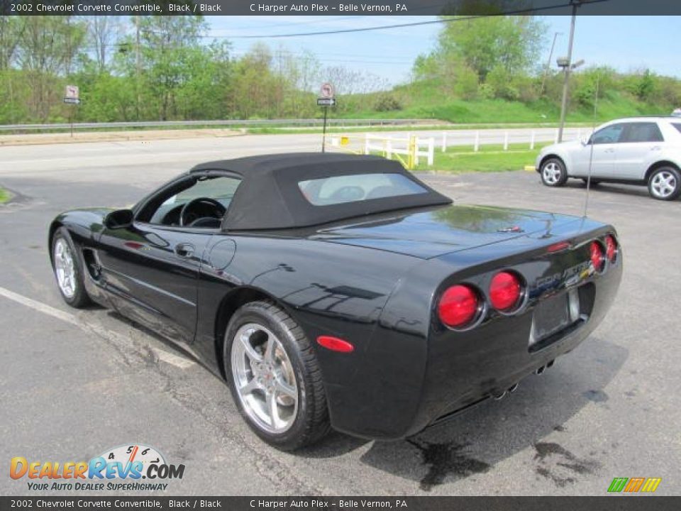 Black 2002 Chevrolet Corvette Convertible Photo #8