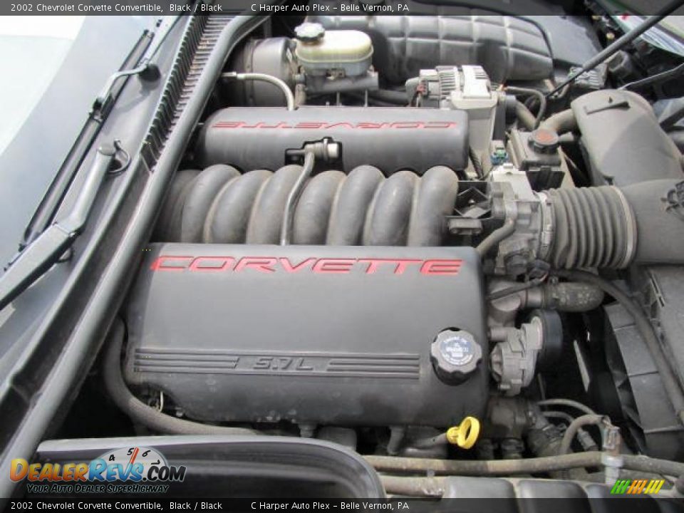 2002 Chevrolet Corvette Convertible 5.7 Liter OHV 16 Valve LS1 V8 Engine Photo #13