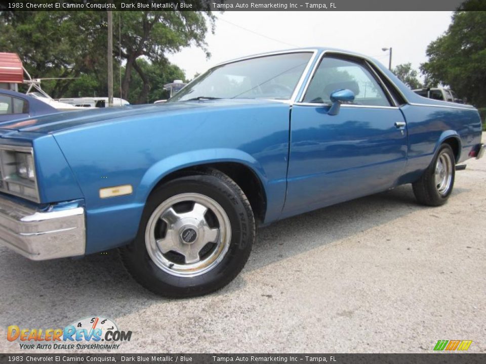 1983 Chevrolet El Camino Conquista Dark Blue Metallic / Blue Photo #4
