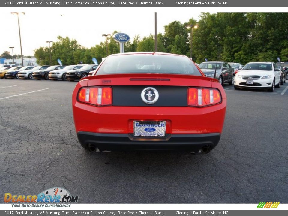 2012 Ford Mustang V6 Mustang Club of America Edition Coupe Race Red / Charcoal Black Photo #4