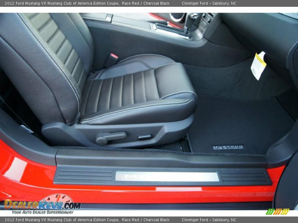 Charcoal Black Interior - 2012 Ford Mustang V6 Mustang Club of America Edition Coupe Photo #12