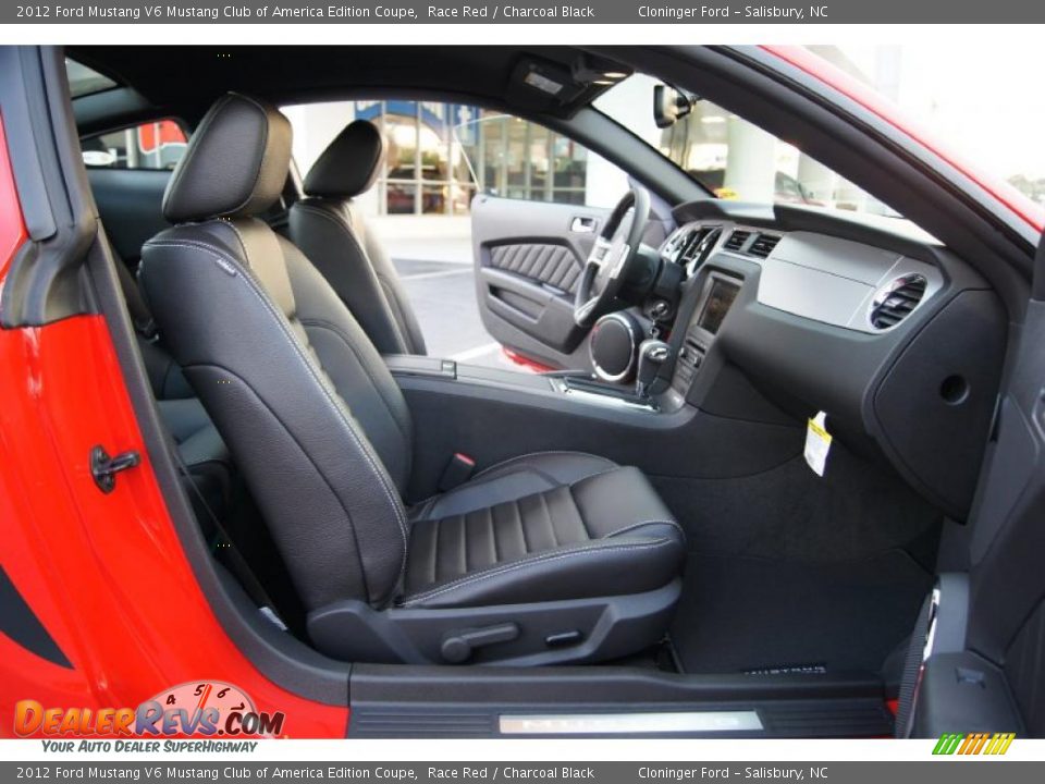 Charcoal Black Interior - 2012 Ford Mustang V6 Mustang Club of America Edition Coupe Photo #13
