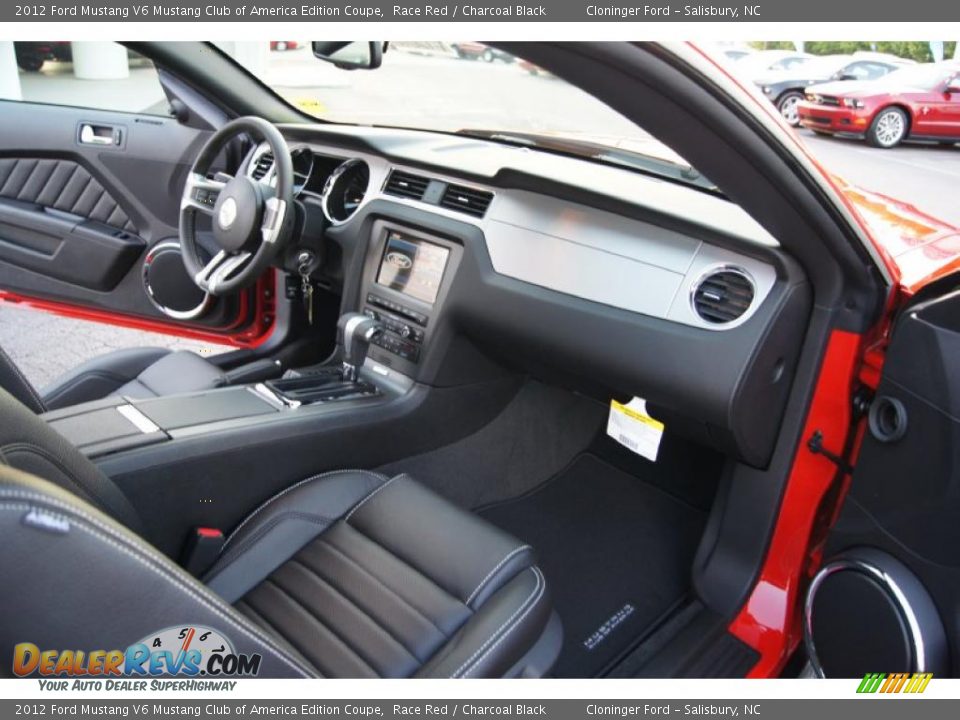 Charcoal Black Interior - 2012 Ford Mustang V6 Mustang Club of America Edition Coupe Photo #14