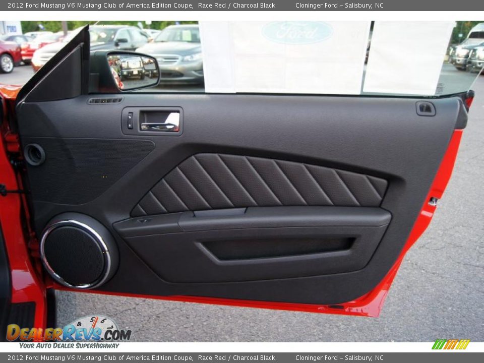 Door Panel of 2012 Ford Mustang V6 Mustang Club of America Edition Coupe Photo #15