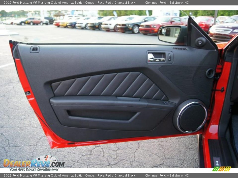 Door Panel of 2012 Ford Mustang V6 Mustang Club of America Edition Coupe Photo #18