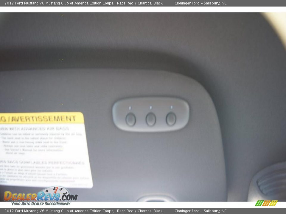 2012 Ford Mustang V6 Mustang Club of America Edition Coupe Race Red / Charcoal Black Photo #30