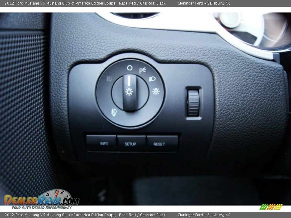 Controls of 2012 Ford Mustang V6 Mustang Club of America Edition Coupe Photo #31