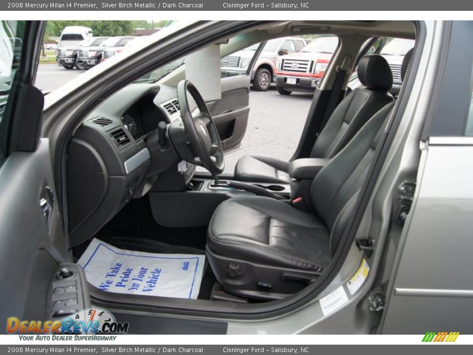 2008 Mercury Milan I4 Premier Silver Birch Metallic / Dark Charcoal Photo #8