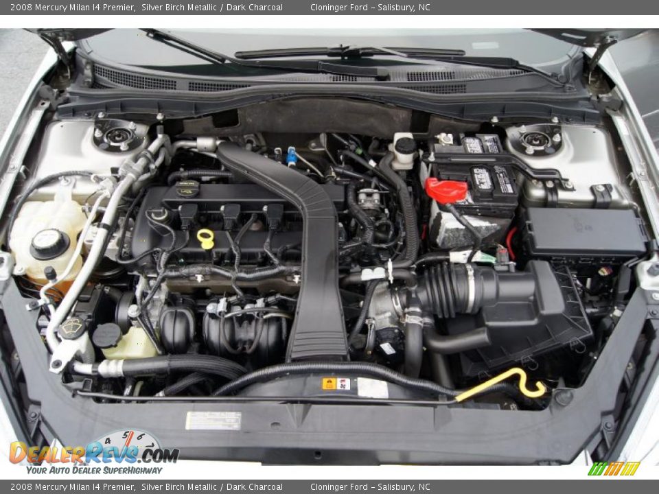 2008 Mercury Milan I4 Premier Silver Birch Metallic / Dark Charcoal Photo #17