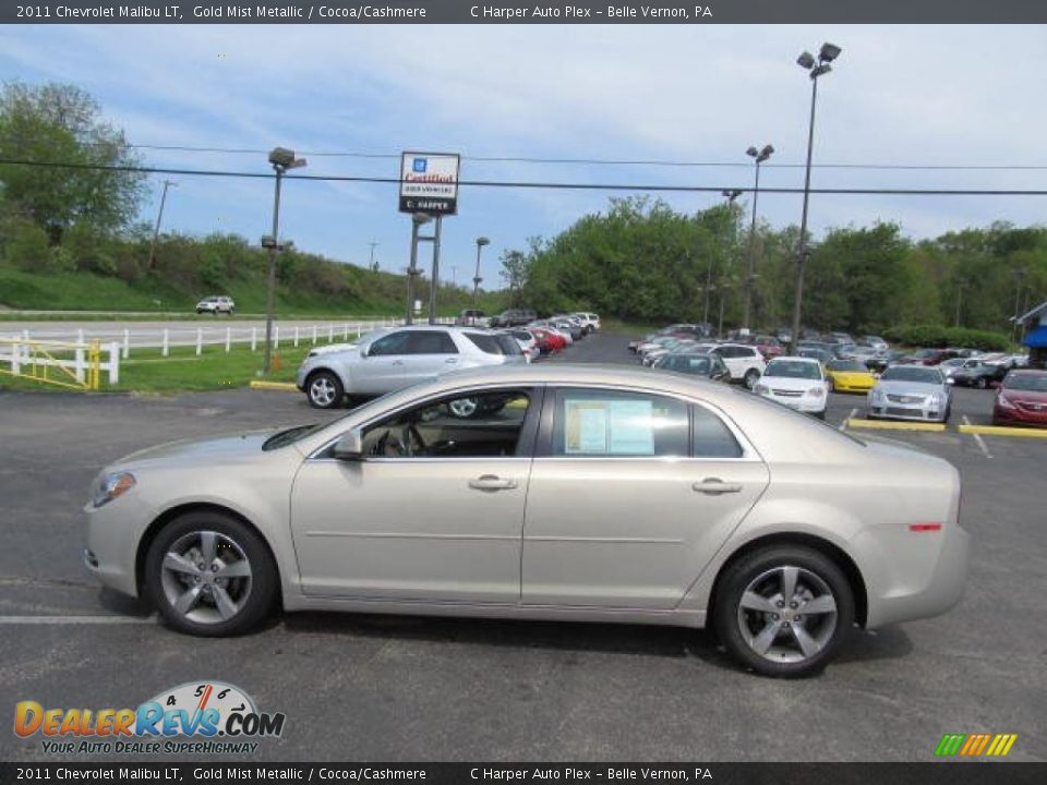 2011 Chevrolet Malibu LT Gold Mist Metallic / Cocoa/Cashmere Photo #6