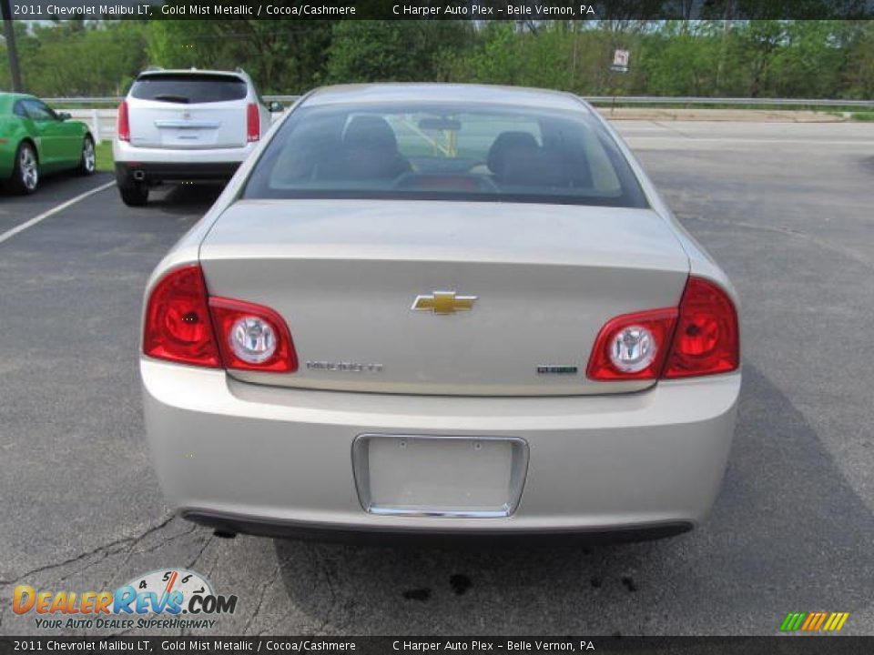 2011 Chevrolet Malibu LT Gold Mist Metallic / Cocoa/Cashmere Photo #8