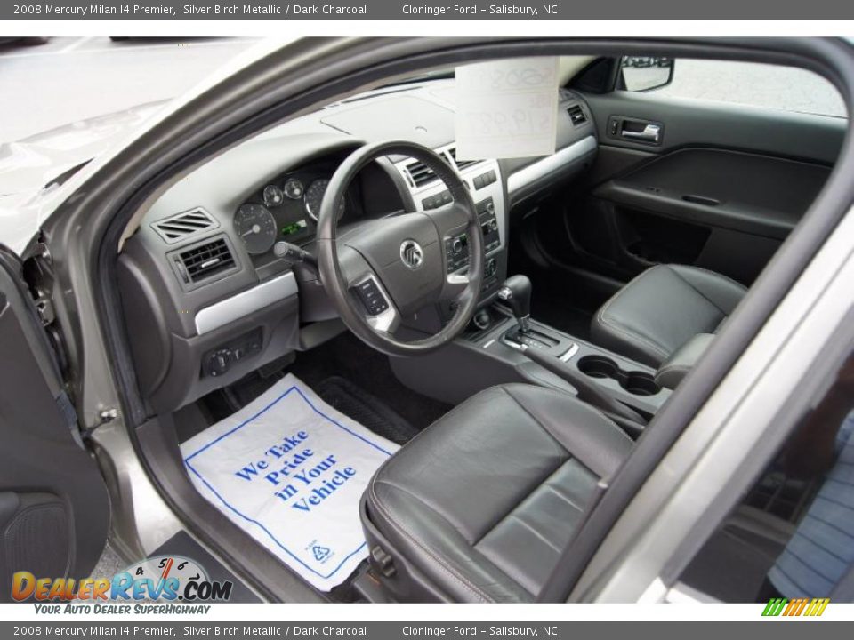 2008 Mercury Milan I4 Premier Silver Birch Metallic / Dark Charcoal Photo #23