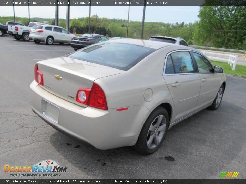 2011 Chevrolet Malibu LT Gold Mist Metallic / Cocoa/Cashmere Photo #9