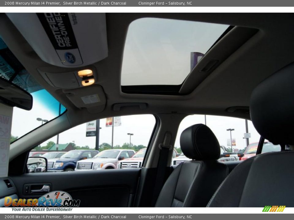 2008 Mercury Milan I4 Premier Silver Birch Metallic / Dark Charcoal Photo #24