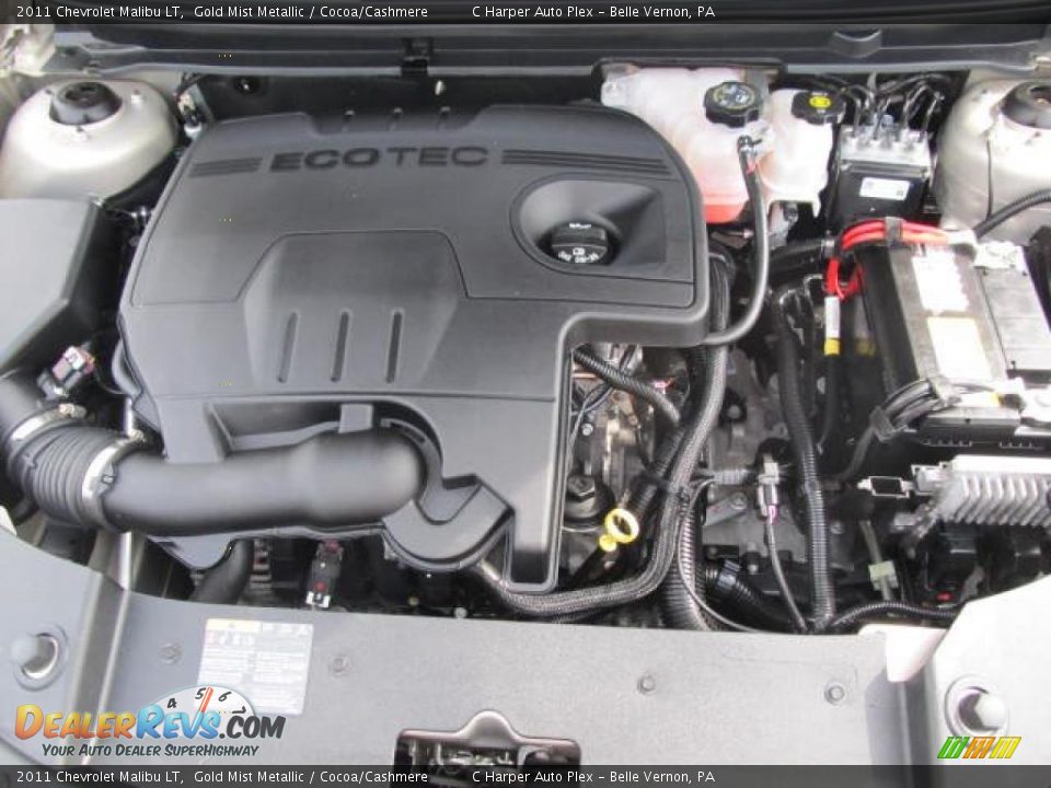 2011 Chevrolet Malibu LT 2.4 Liter DOHC 16-Valve VVT ECOTEC 4 Cylinder Engine Photo #10