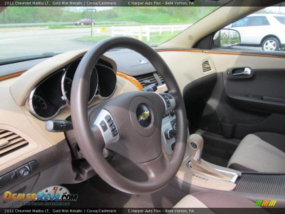 Cocoa/Cashmere Interior - 2011 Chevrolet Malibu LT Photo #15