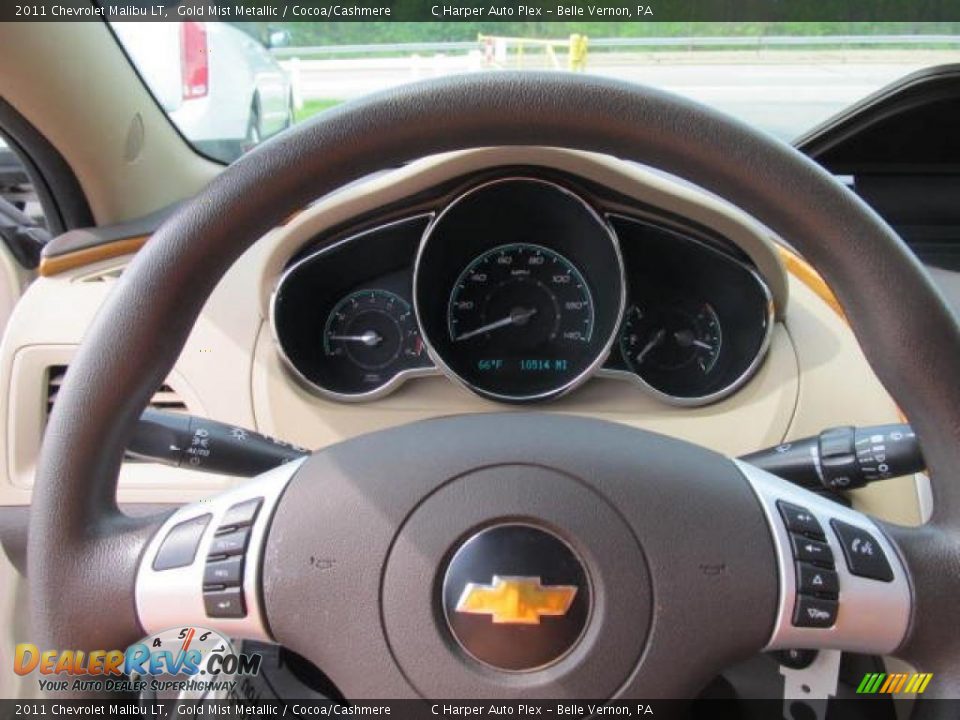 2011 Chevrolet Malibu LT Gold Mist Metallic / Cocoa/Cashmere Photo #19