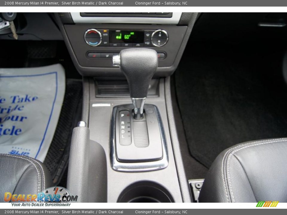 2008 Mercury Milan I4 Premier Silver Birch Metallic / Dark Charcoal Photo #33