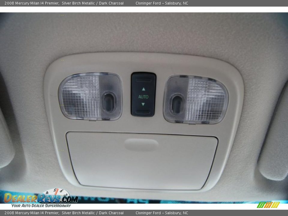 2008 Mercury Milan I4 Premier Silver Birch Metallic / Dark Charcoal Photo #35