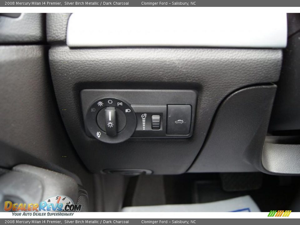 2008 Mercury Milan I4 Premier Silver Birch Metallic / Dark Charcoal Photo #36