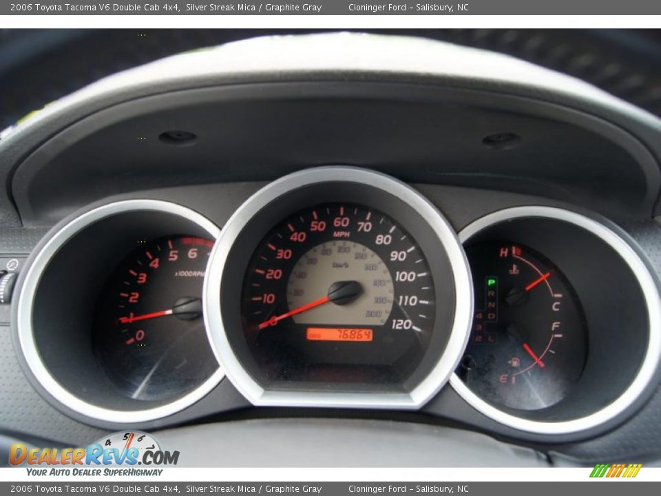2006 Toyota Tacoma V6 Double Cab 4x4 Gauges Photo #27
