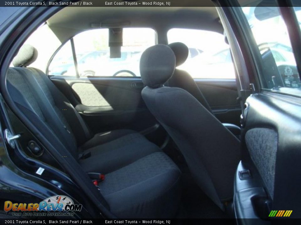 2001 Toyota Corolla S Black Sand Pearl / Black Photo #12