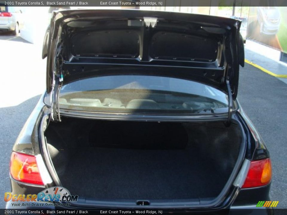 2001 Toyota Corolla S Black Sand Pearl / Black Photo #13