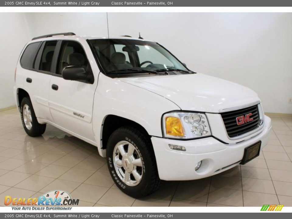 2005 GMC Envoy SLE 4x4 Summit White / Light Gray Photo #1